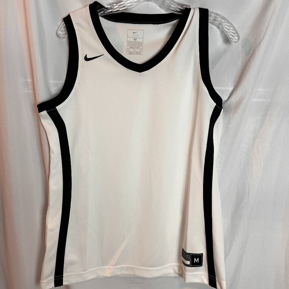 Women's Team Nike Dri Fit Black & White Tank Size M, NWOT